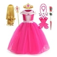 thumbnail image 5 of Disney-disfraz de Aurora para niña, Vestidos de baile de lujo para fiesta, Vestidos de princesa para Halloween, 5 of 5