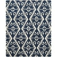 thumbnail image 2 of SAFAVIEH Wyndham Dzvonko Southwestern Wool Area Rug, Royal Blue/Ivory, 8'9" x 12', 2 of 9