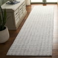 thumbnail image 2 of SAFAVIEH Ebony Colbert Plaid Runner Rug, Light Grey/Ivory, 2'3" x 9', 2 of 10