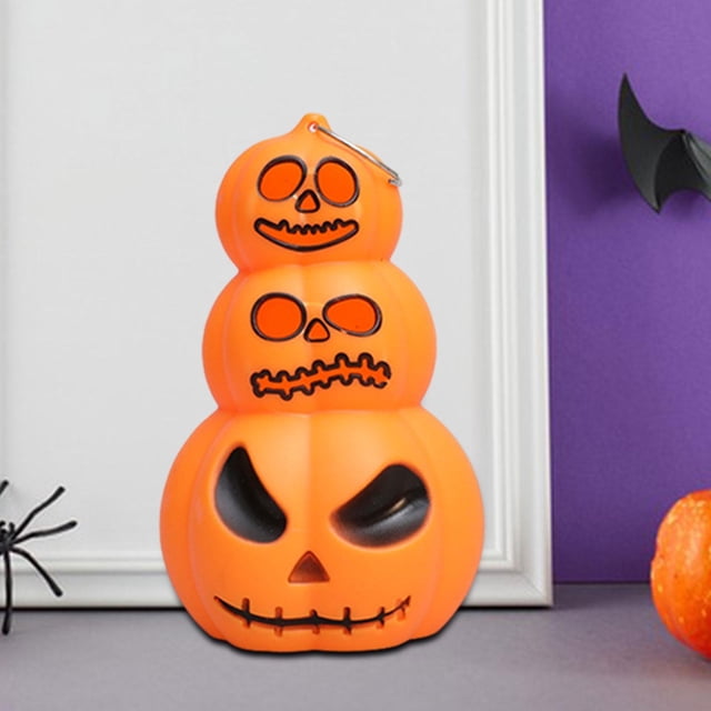 Lámpara colgante de calabaza DYNWAVEMX decoración de farol 3,1 x 4,7 pulgadas Naranja