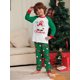 thumbnail image 5 of Pijamas familiares a juego de Navidad 2025, pijamas con estampado de Papá Noel, ropa para adultos y niños, conjunto de mono para bebé y ropa para perros, 5 of 5
