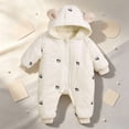 thumbnail image 2 of Newborn Infant Baby Boy Fall Jumpsuit Letter Embroidery Romper, 2 of 9