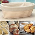 thumbnail image 4 of Banneton Proofing Basket Set - Artisan Sourdough Bread Basket,dough Scraper/cutter & Brotform Cloth, 4 of 5