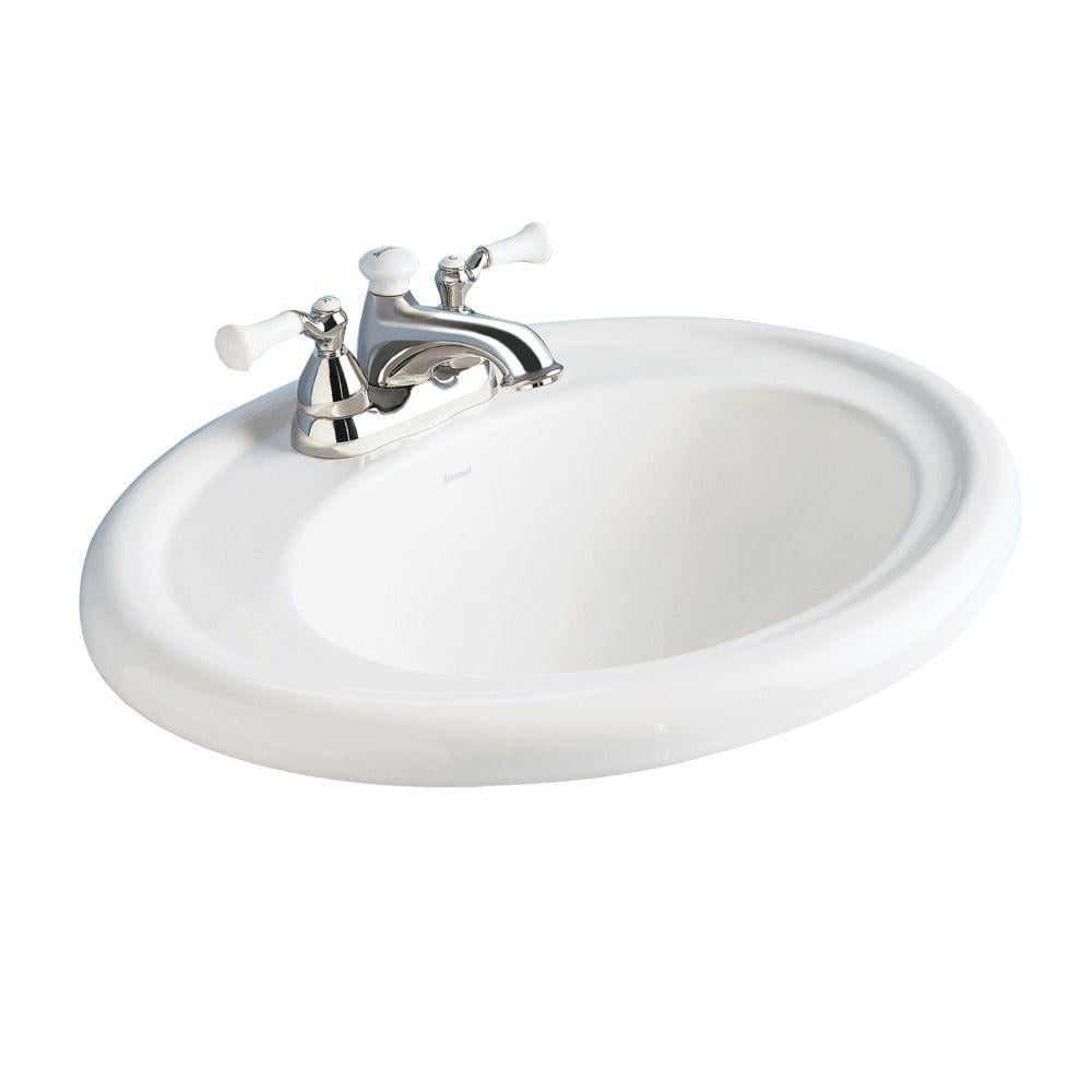 American Standard 0293004.020 STANDARD COUNTERTOP LAV 4" CTR WHT