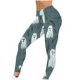 thumbnail image 6 of Abomasnow Women's Halloween Leggings Plus Size Horror Print Costumes Peached Legging High Waist Tight Pants Slim Fit Halloween Costumes Fall Daily Clothes, 6 of 7