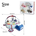 thumbnail image 7 of Baby Mat 3 in 1 Baby Playing Mat Activity Center Play Gym Mats Infant Baby Crawling Mat Infant Play Mat Toddler Toy Gift w Hanging Toys Ocean Ball Chritmas Halloween Birthday Gift, 7 of 7