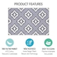 thumbnail image 3 of Tapis de 2 x 3 Pieds Robuste à Poil Ras - Tapis Ultra Mince Antidérapant - Tapis Intérieur en Coton Lavable pour Porte d'Entrée, Tapis de Foyer pour Vestibule, 3 of 7