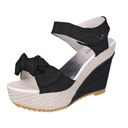 

LUOGENLI Female Platform Sandals Women Black and Brown Hot Sandals Women Teen Slippers for Beach Sandals Sandals Women Sandals Platform Sandals Women Sandals Brown Comfortable