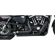 Vance & Hines Black Shortshots Staggered Exhaust System (47329)
