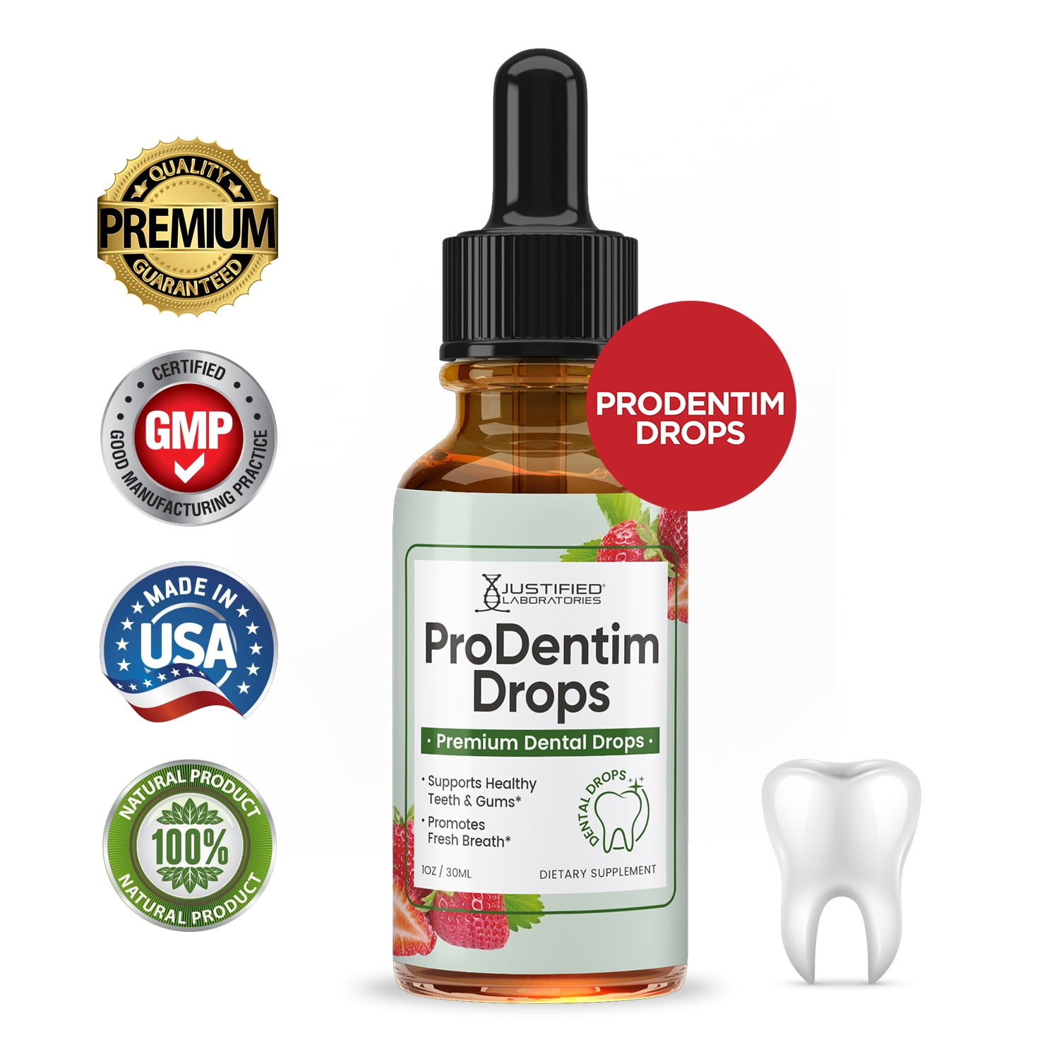 Prodentim Dental Drops May Improve Teeth Bad Breath Dental Health 1 oz ...