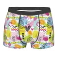 thumbnail image 3 of Haiem Tropical Pineapples Men's Boxer Briefs, Every Day Comfort Stretch Cotton Moisture-Wicking Underwear-X-Large, 3 of 8