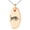 Rose, variant on Stainless Steel Celtic Bull Rune Engraved Small Oval Charm Pendant Necklace