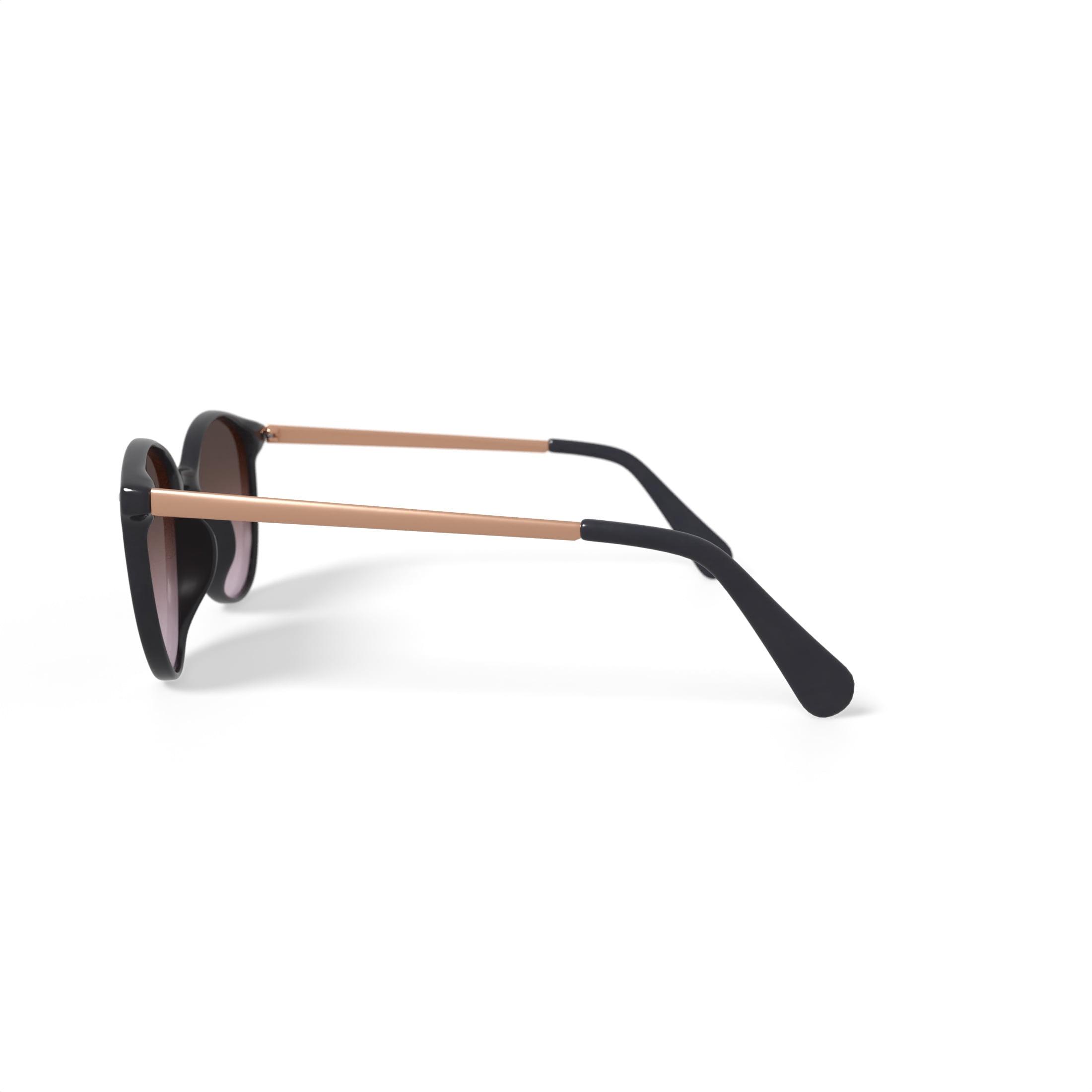 Harper and Roe HR3002 Sunglasses with Case, Shiny Light Gold