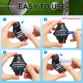 thumbnail image 5 of Uxcell Golf Ball Marker Stencil 360 Triple Line Alignment Marking Tool Black/Purple, 2 Pcs, 5 of 7