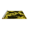 thumbnail image 2 of Ahgly Company Machine Washable Indoor Rectangle Abstract Yellow Modern Area Rugs, 8' x 10', 2 of 4