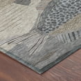 thumbnail image 3 of Addison Rugs Chantille Indoor/Outdoor Transitional Coastal Gray Machine Washable Round Rug, 8' x 8', 3 of 8