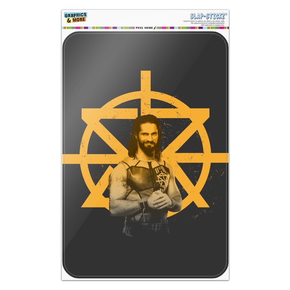 WWE Seth Rollins and Logo Novelty Metal Vanity Tag License Plate