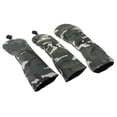 thumbnail image 1 of Juego de cubiertas para la cabeza de golf DYNWAVEMX 3 Unids / Set Impermeable PU Camufje verde, 1 of 8