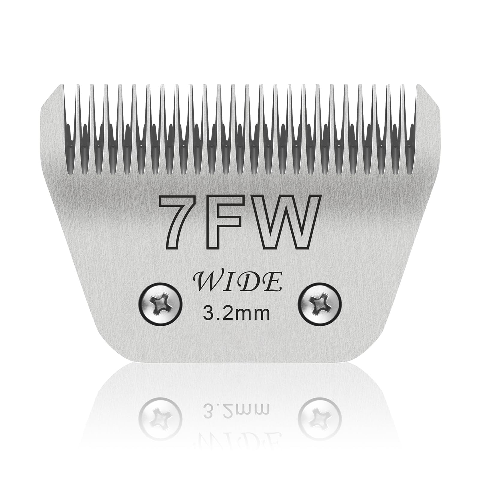 7FW Wide Pet Dog Grooming Blades Compatible with Andis Oster A5 Wahl KM10 Clippers Detachable Cut Length 1 8 3.2mm Walmart