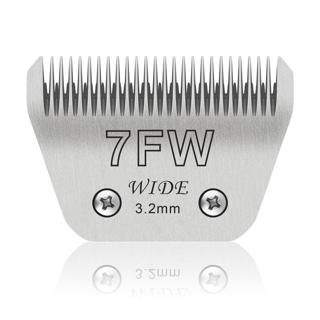 Cuchilla de aseo para mascotas, 7 pulgadas de ancho, compatible con Andis, Oster y Wahl