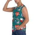 thumbnail image 3 of Fotbe Men's Medical Elements Print Men's Sleeveless Muscle Tank Tops Casual T-Shirts for Gym Workout Beach-3X-Large, 3 of 8