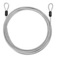 thumbnail image 1 of Candado de cable de seguridad Uxcell (1/8" 19.7ft 110lb) Acero inoxidable recubierto de vinilo, 1 of 7
