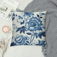 thumbnail image 2 of Nawypu Blue Chinoiserie Pillow Cover Blue and White Flowers Throw Pillow Covers Spring Summer Floral Decorative Outdoor Pillow Case Cushion Cover for Sofa Bedroom Couch Bed, 2 of 5