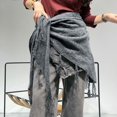 thumbnail image 6 of HuangHuanChen Shawl Wraps for Women Scarf Sweater Retro Solid Color Fringe Shawl Cardigan Cape Soft Knit Blanket Shoulder Tops Shawls and Wraps for Evening Dresses One Size, 6 of 7