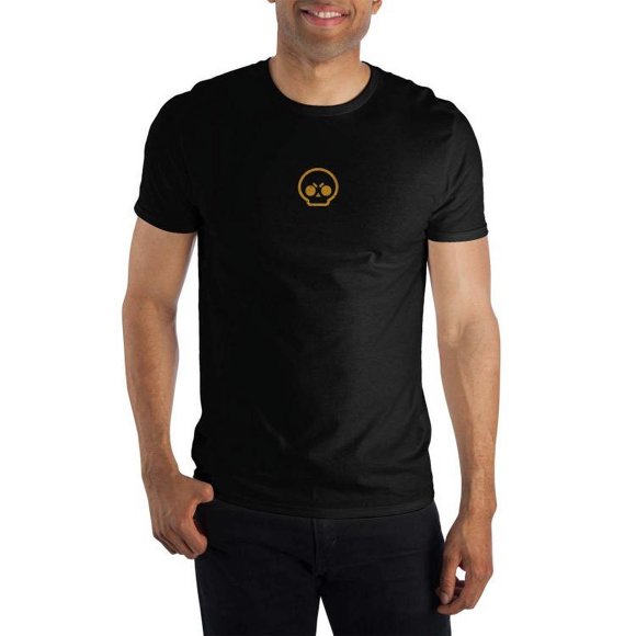 Brawl Stars Yellow Star Logo Black T-Shirt