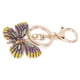 thumbnail image 1 of Llavero mariposa aleación de zinc Rhinestone Sparkling moda colgante para mochila billetera, 1 of 8