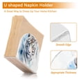 thumbnail image 4 of White and Tiger Napkin Holder for Table Clear Napkin Stand Paper Holder Acrylic Organizer Dispenser Napkins for Dinner Kitchen Restaurant Room, 4 of 8
