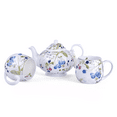 thumbnail image 5 of STP GOODS Wild Berries Bone China Tea Set of 3 for 2 in Gift Box Tea/Coffee Mugs 16.23 fl oz (480 ml) with Teapot 33.81 fl oz (1 L) Service for 2 Tea Mug for Latte Cocoa Chocolate Porcelain Mug, 5 of 10