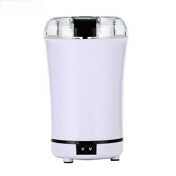 HUICH Grinder Electric Powder Machine Household Dry Mill Grain Portable Coffee Maker Grinding Pulverizer, 19.8 cm, White