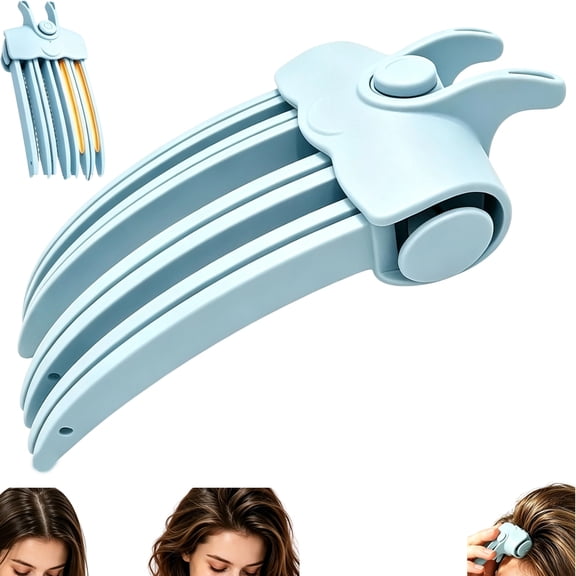 2026 Wireless Heated Root Volumizer Clip - Rechargeable Hair Volume Tool, 2-Temp Root Lifting Hair Clip for Fine & Thick Hair