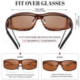 thumbnail image 3 of Gafas de Sol Polarizadas Peekaco UV400 "Fit Over" para Mujer y Hombre, 3 of 7