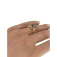 thumbnail image 5 of 2.00 CT 14K Yellow Gold Black Diamond Ring Vintage Art Deco Filigree, 5 of 5