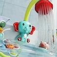 thumbnail image 4 of Toddler Bath Elephant Shower Sprayer Water Play Set for Baby Kids Toy, 4 of 7