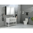 thumbnail image 6 of Miekor Furniture Solid Wood Bathroom Vanities Without Tops 48 in. W x 20 in. D x 33.60 in. H Bath Vanity in White B3A270, 6 of 8