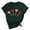 Army Green, variant on Charella Short Sleeve Shirts for Women Valentines Day Gifts Crewneck Fashion Print T-shirts Loose Fit Tops,White,XL