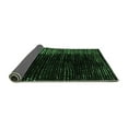 thumbnail image 2 of Ahgly Company Indoor Square Abstract Emerald Green Modern Area Rugs, 3' Square, 2 of 4