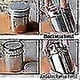 thumbnail image 4 of Sizes Of High- Less Steel A Shaker Shaker Shaker For A Chocolate Cinnamon, 4 of 5