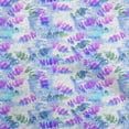 thumbnail image 1 of oneOone Cotton Cambric Purple Fabric Leaves Diy Clothing Quilting Fabric Print Fabric By Yard 56 Inch Wide, 1 of 6