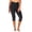 Black, variant on Swim 365 Women's Plus Size Compression Swim Capri
