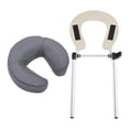 thumbnail image 1 of MERIGLARE Table de Massage avec Coussin de Soutien Réglable Gris, 1 of 9