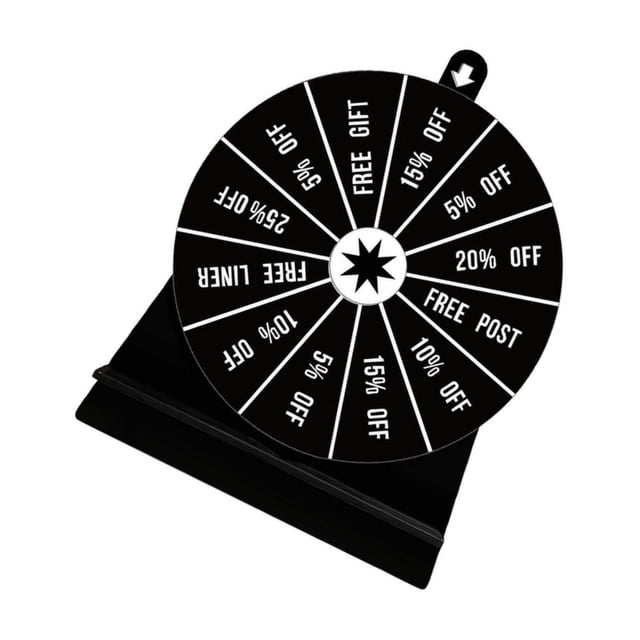 Jeu de Fortune à Roue Tournante Jeu de Table pour KTV Roue Table Double Face Fête Carnaval