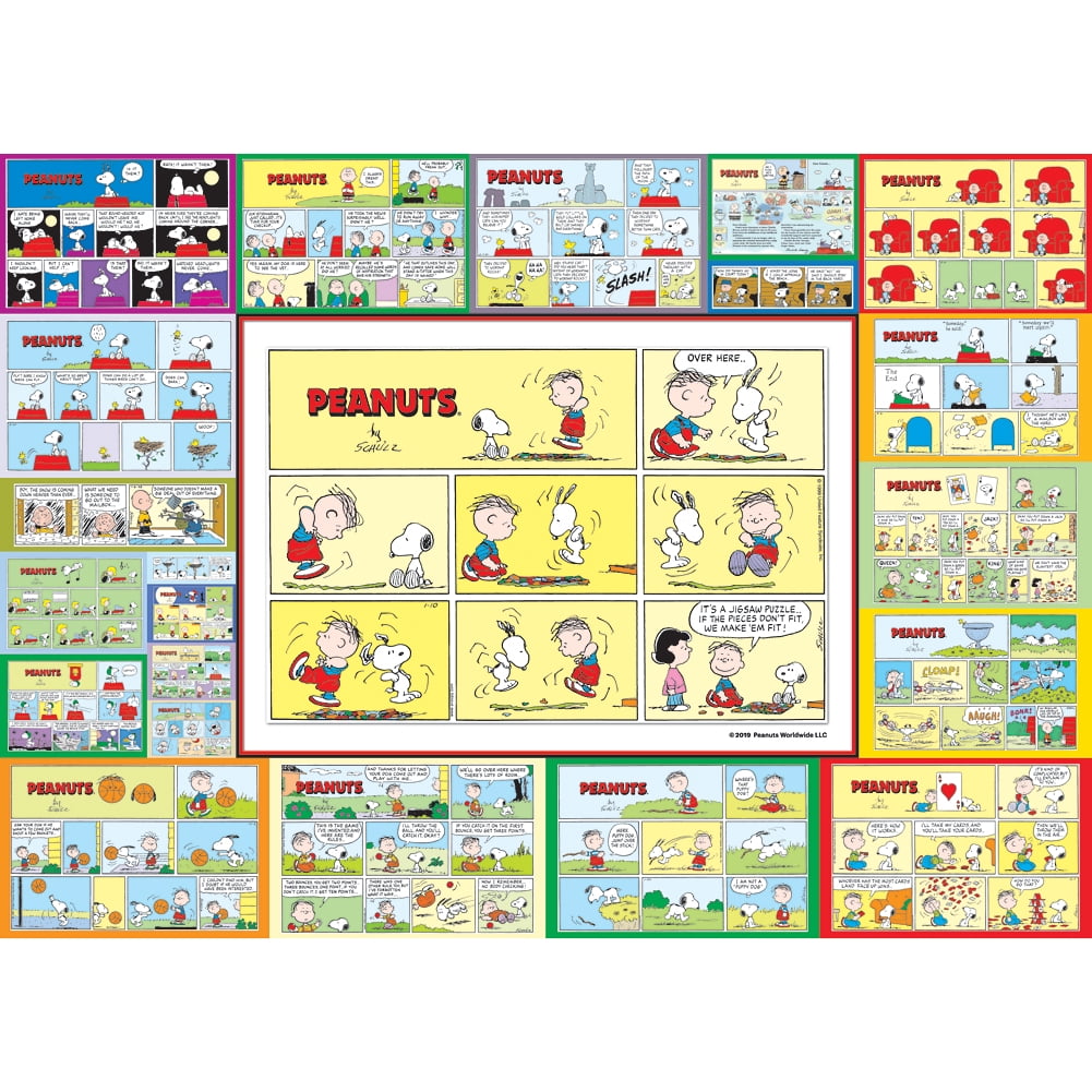 PEANUTS Classic Snoopy Comics 1000 Piece Jigsaw Puzzle w/ Preserver Kit