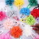 thumbnail image 4 of WORGEOUS 20pcs flores de gasa bebés niñas niños horquilla pinzas para el cabello barrettes color mezclado, 4 of 8