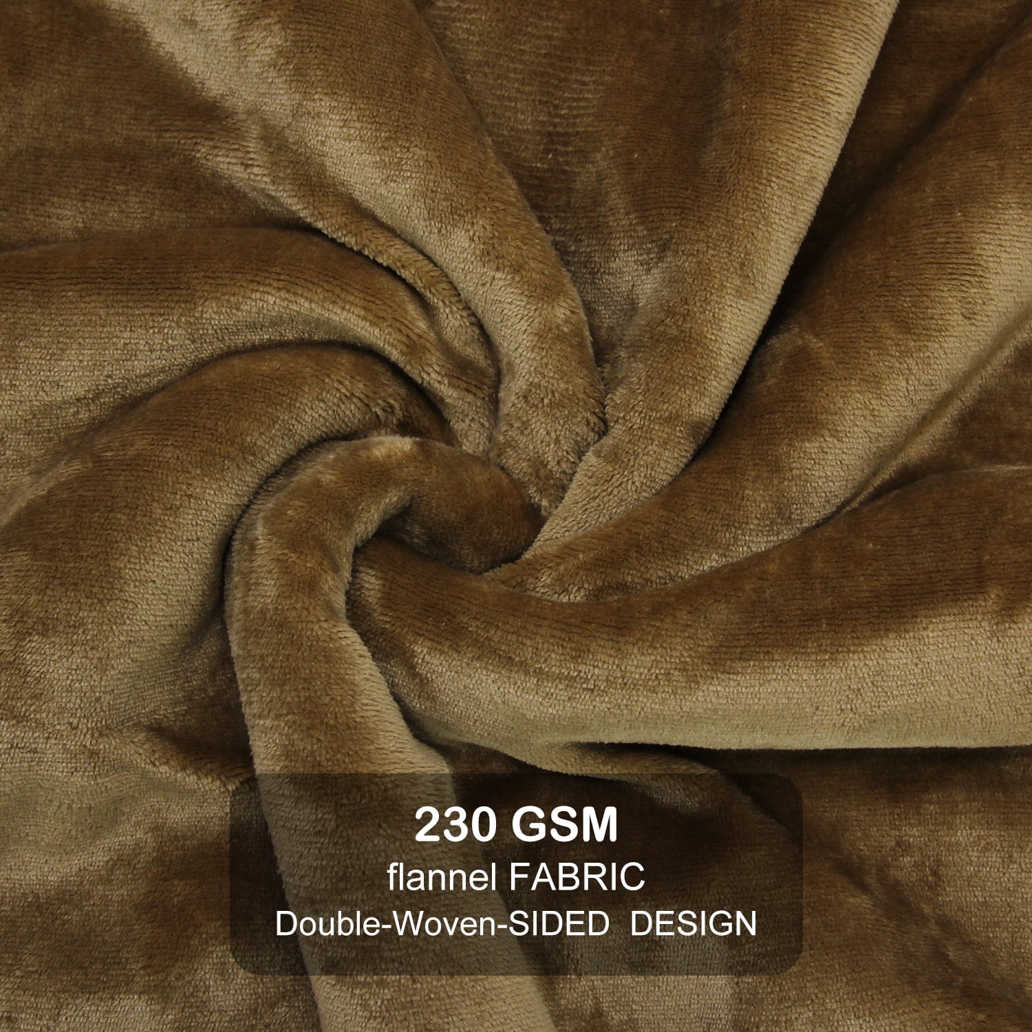 Sherpa Fleece Throw Blanket, King Size Soft Fuzzy Throw Blankets, Brown Warm Blanket, Cozy Fluffy Comfy for Sofa, Couch, Bed, Camping, Travel, 90" x 106"