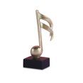thumbnail image 1 of Estatua de música Simple Escultura Sala de estar Habitación Dormitorio temático musical Figurine Desktop Piano Resina de interior Arte de vacaciones Regalo de cumpleaños Tipo 2 Inevent HA010786-02B, 1 of 6