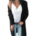 thumbnail image 1 of Mode Automne pour Femmes 2023 Cardigan Chemise à Manches Longues Coloré avec Poches pour Femmes Printemps et Été Ample Décontractée à Revers Cardigans Surdimensionnés pour Femmes en Liquidation, 1 of 3